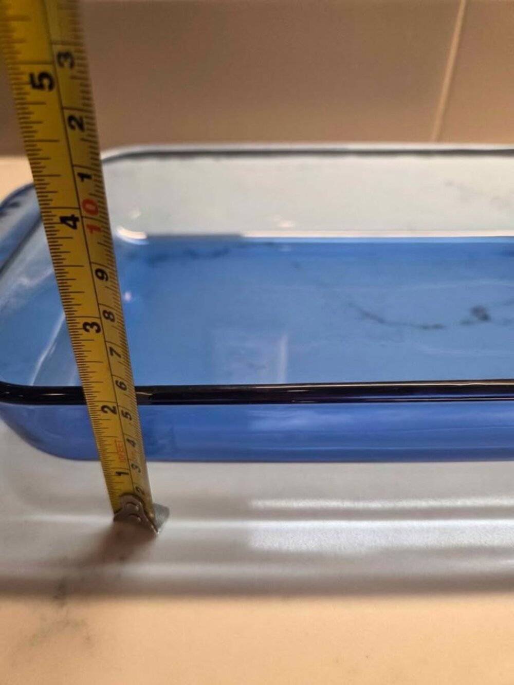 Pyrex Cobalt blue casserole dish